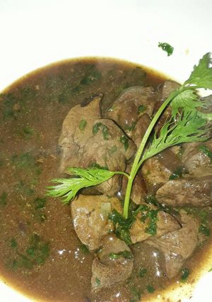 A picture of Stewed Liver.