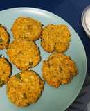 Nuggets de verduras con salsa de yogur