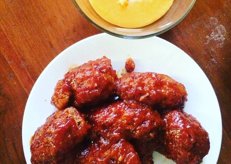 Fire Chicken with Cheese Sauce  (Kentucky, Ayam Richeese)  🌶🍗🧀