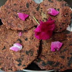A picture of Beetroot paratha.