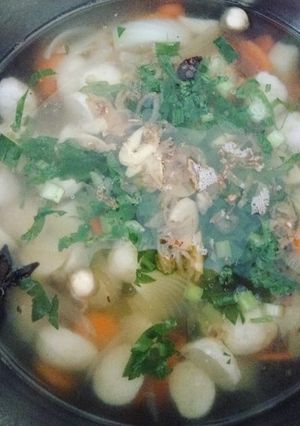 Foto resep Sop Duo Bakso Ikan dan Wortel (No MSG)