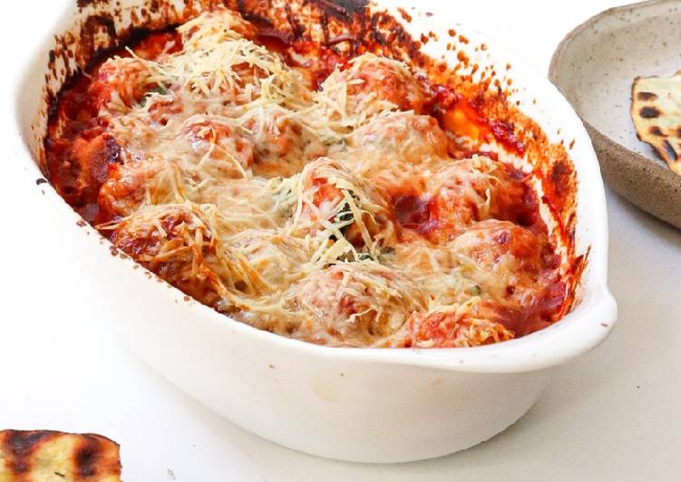 Almôndegas de frango gratinadas - Tudogosreceitas