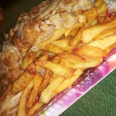 A picture of Chips and egg.