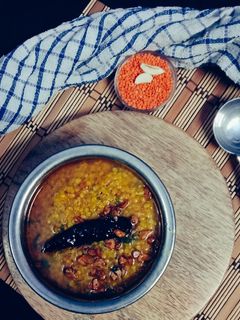 মুসুর ডাল ভুনা (masoor dal bhuna recipe in Bengali) রেসিপির প্রধান ছবি