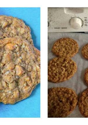 A picture of Oatmeal Honey Cookies.