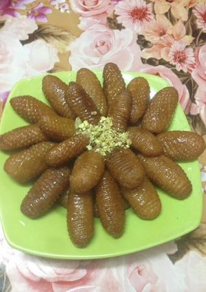 صورة لوصفة بلح الشام (أصابع زينب)