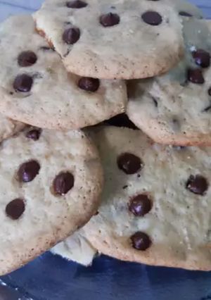Una foto de Galletitas de chips de chocolate sin manteca