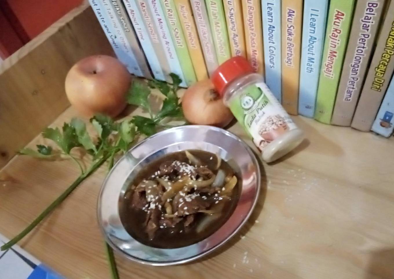 Daging Sapi Bumbu Saos Tiram ala Hokben