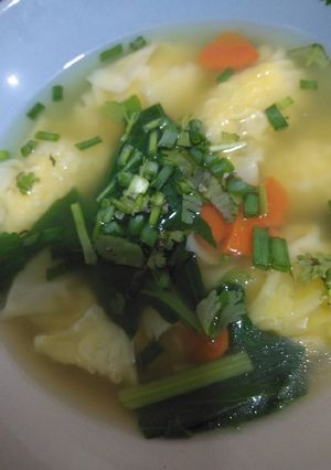 รูปของ เกี๊ยวน้ำอกไก่(อาจจะไม่คลีน100%นะคะ)