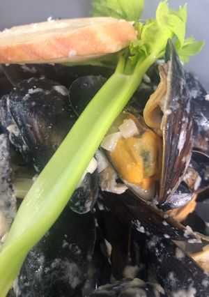 Une photo de Moules au maroille