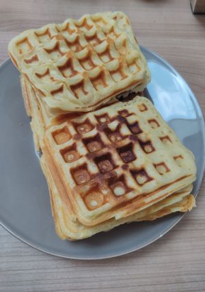 Une photo de Gaufres moelleuses
