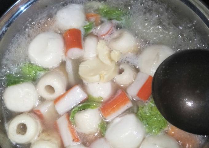 Sukiyaki kuah ayam (simple)