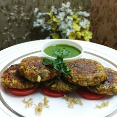 A picture of Noodles Masala kebabs.