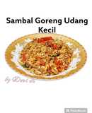 Sambal Goreng Udang Kecil