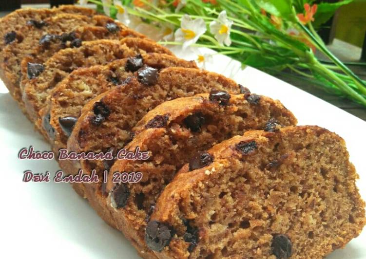 Choco Banana Cake (No Telur, No Mixer, No Timbangan)