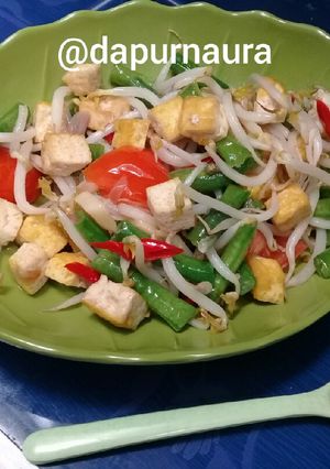 Foto resep Oseng Kecambah Tahu Tanggal Tua