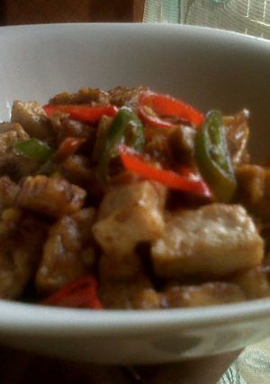 Foto resep Oseng Tahu Tempe Saus Teriyaki