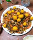 Lòng gà - trứng non xào miến 😋😋 Đảm bảo ăn là ghiền