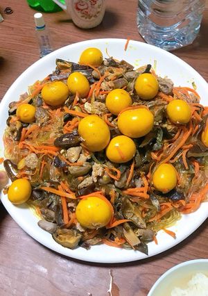 Hình của món Lòng gà - trứng non xào miến 😋😋 Đảm bảo ăn là ghiền.