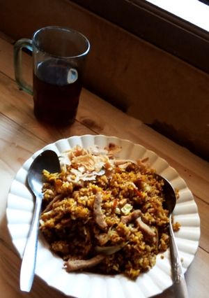 Foto resep Nasi goreng bakso simple