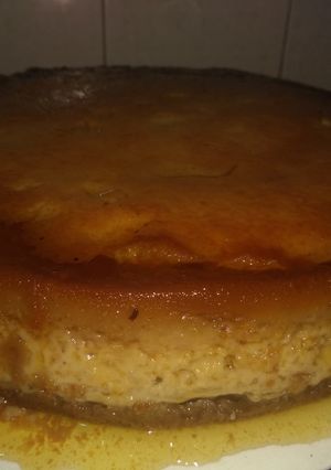 Una foto de Chocoflan ! 🍫🍮