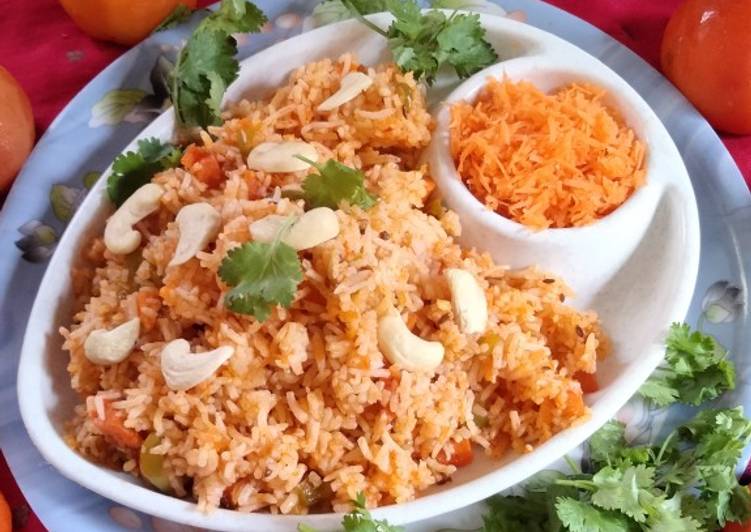 Simple Way to Make Award-winning Yummy and tasty carrot rice