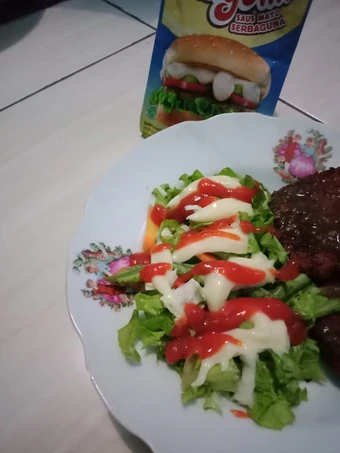 Langkah Gampang Membuat Resep  Salad Sayur Simple yang Lezat, Lezat Sekali