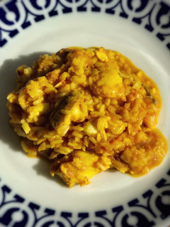 Una foto de Biryani de merluza