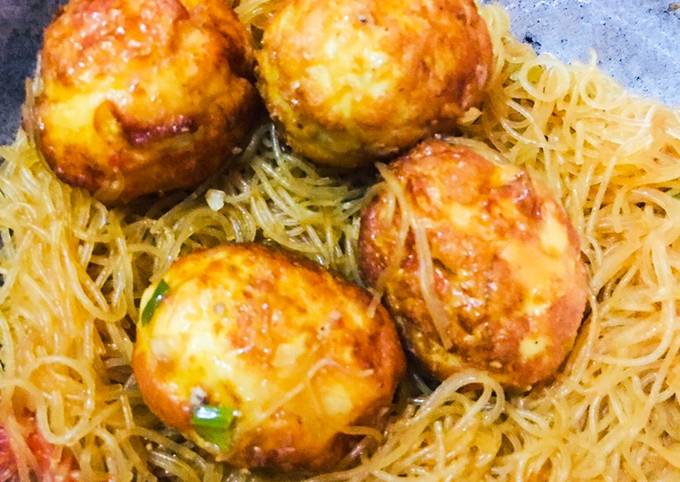 Cara gampang membuat Bihun goreng telur yang nikmat