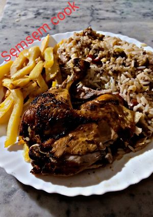 صورة لوصفة دجاجة محمرة