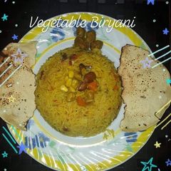 A picture of Vegetable biryani.