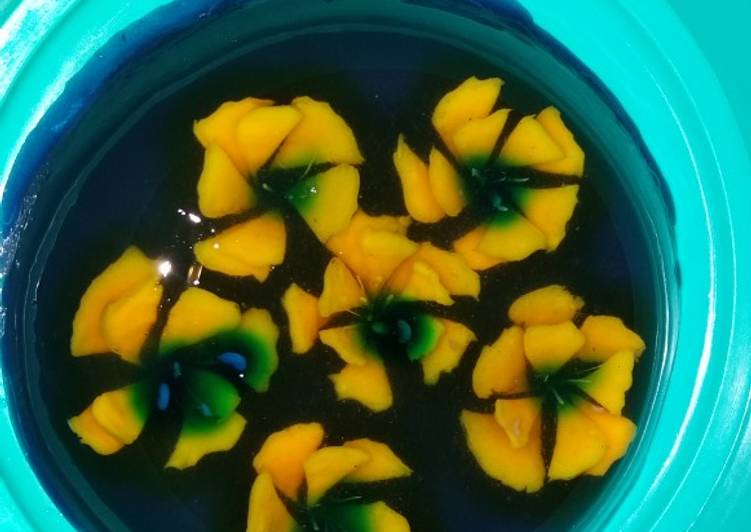 Resep masakan Puding motif Bunga | cara pembuatan Puding motif Bunga Yang Menggugah Selera