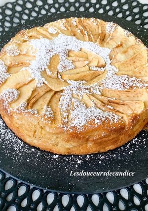 Une photo de Gâteau aux pommes léger