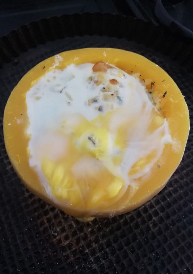 Una foto de Calabaza rellena!