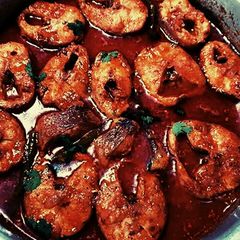 A picture of Chepala Pulusu/Fish Pulusu.