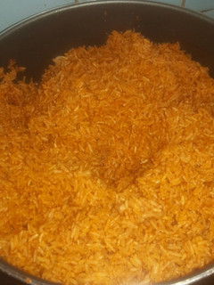 A picture of Jellof rice.
