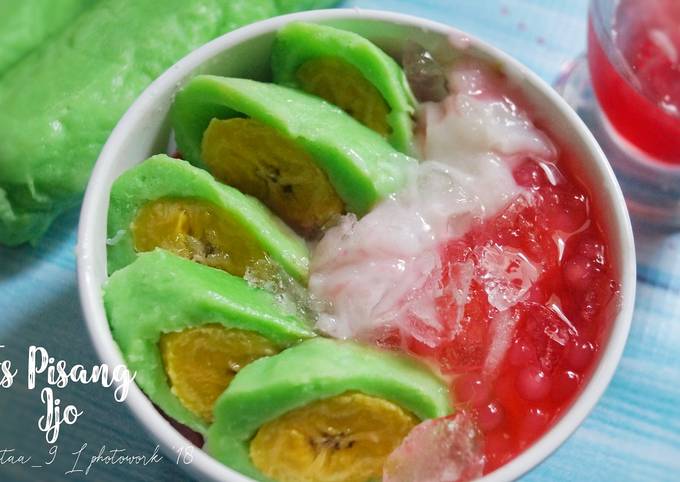 Resep Es Pisang Ijo Lembut Oleh Tata Cookpad