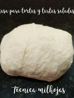 Una foto de Masa para tortas y tartas saladas. Técnica Milhojas