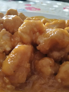 Una foto de Pollo a la naranja
