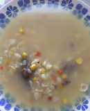 Una sopa muy sencilla de menudencias de pollo