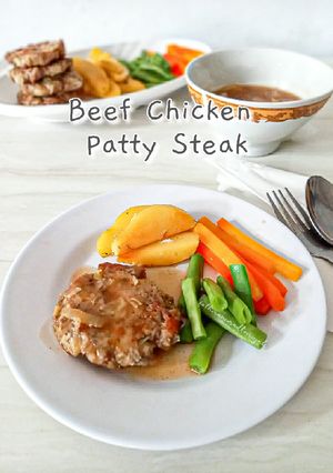 Foto resep Beef Chicken Patty Steak