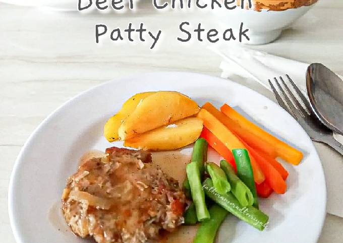Beef Chicken Patty Steak