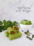 Dadar Gulung Unti Kelapa (eggless)