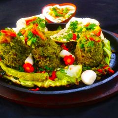 A picture of Sizzling Khichdi.