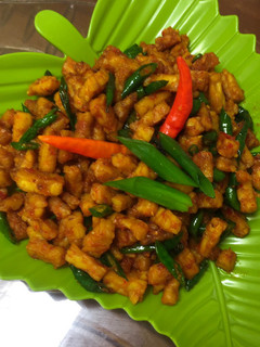 Foto resep Tempe orek cabe ijo