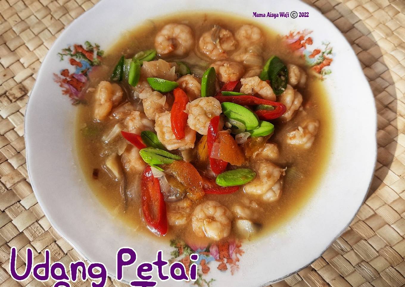 Udang petai saus tiram