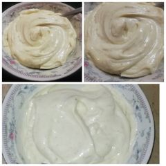 A picture of Homemade garlic mayo.