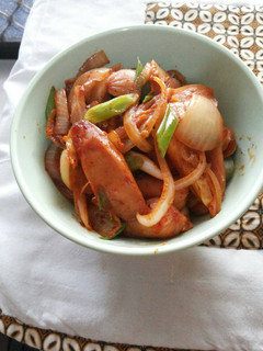 Foto resep Tumis kimchi sosis