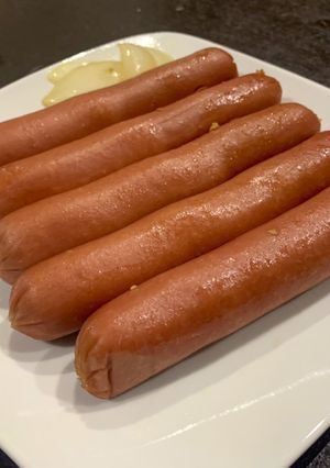 Una foto de Salchichas a la cerveza para campeones