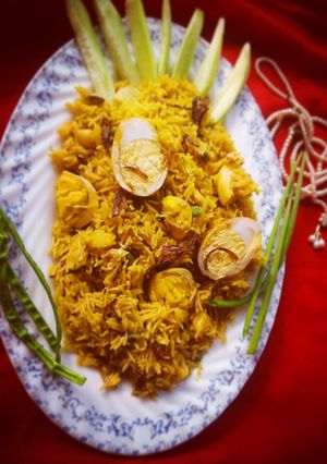 হাঁসের ডিমের পোলাও (hanser dimer pulao recipe in Bengali) রেসিপির প্রধান ছবি